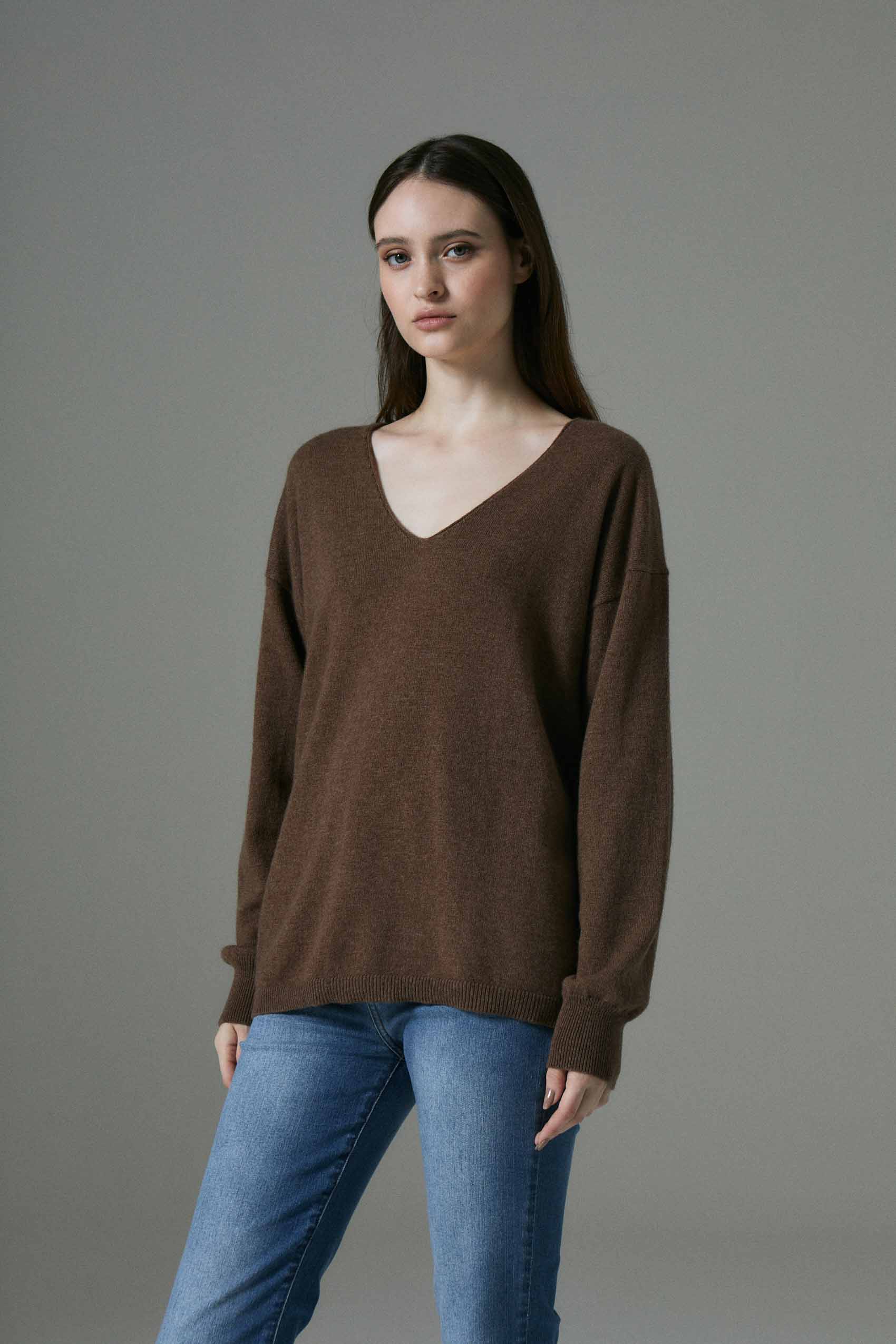 Sw Cashmere Escote V