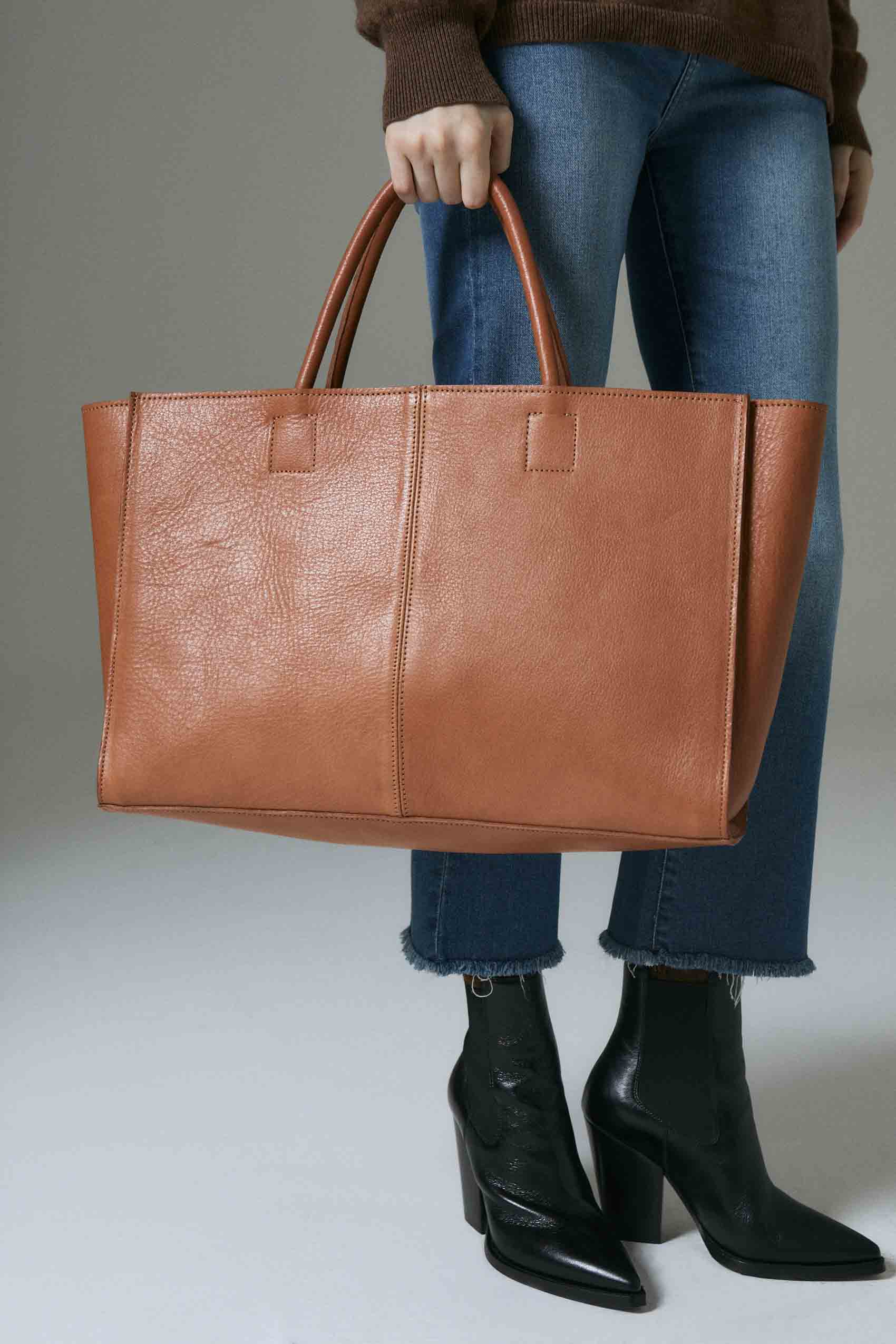 Cartera Tote Cuero
